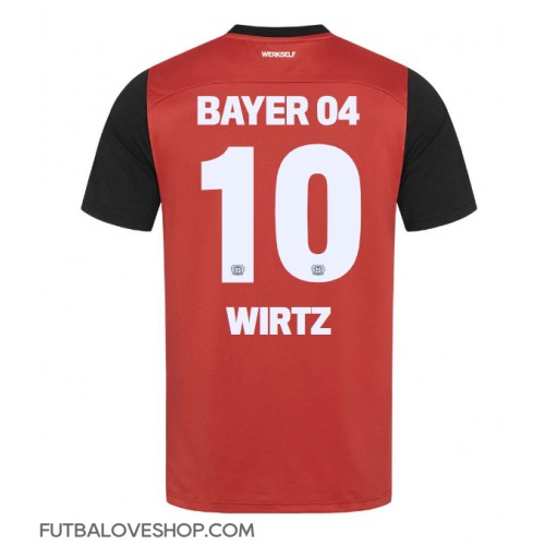 Dres Bayer Leverkusen Florian Wirtz #10 Domáci 2024-25 Krátky Rukáv